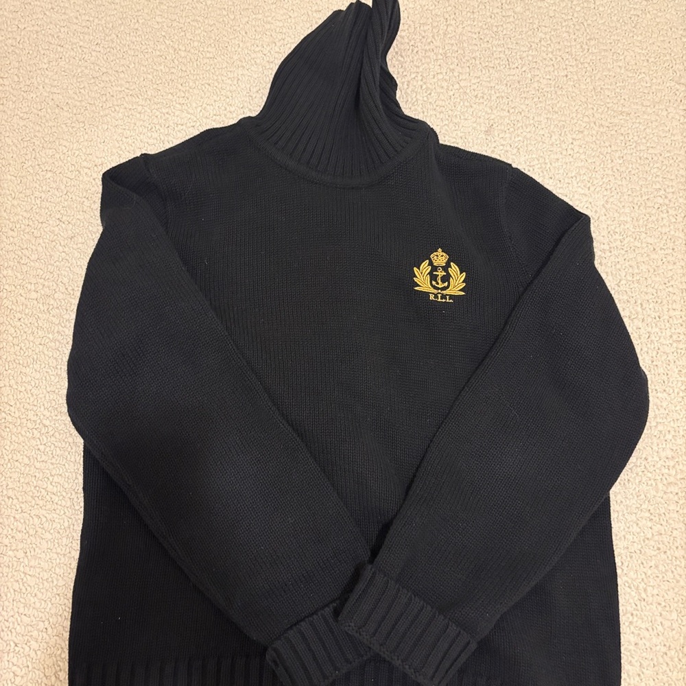 Ralph Lauren Black Turtleneck Sweater